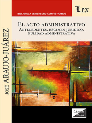 cover image of El Acto administrativo